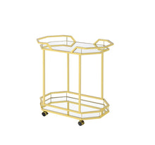 Load image into Gallery viewer, Traditional Brass Serving Cart
