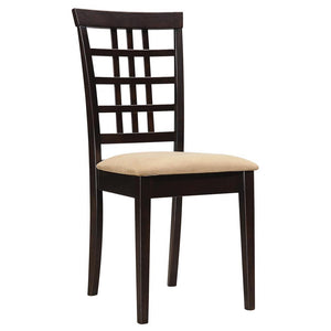 Kelso Casual Peat and Cappuccino Side Chair