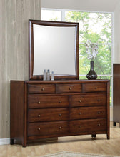 Load image into Gallery viewer, Hillary Warm Brown Dresser Mirror
