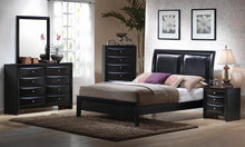 Load image into Gallery viewer, Briana Black Transitional King Bed

