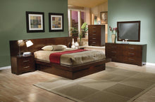 Load image into Gallery viewer, Jessica Dark Cappuccino King Platform Bed
