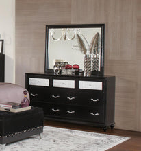 Load image into Gallery viewer, Barzini Seven-Drawer Dresser With Metallic Drawer Front
