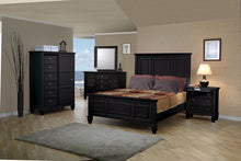 Load image into Gallery viewer, Sandy Beach Black Eastern King Storage Bed
