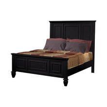 Load image into Gallery viewer, Sandy Beach Black Queen Storage Bed
