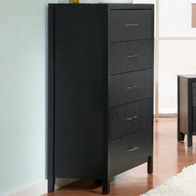 Load image into Gallery viewer, Grove Black Five-Drawer Chest
