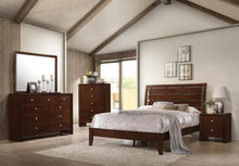 Load image into Gallery viewer, Serenity Eastern King Bed Rich Merlot

