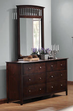 Load image into Gallery viewer, Tia Cappuccino Dresser Mirror

