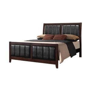 Carlton Transitional Cappuccino Eastern King Bed