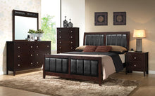 Load image into Gallery viewer, Carlton Transitional Cappuccino Queen Bed
