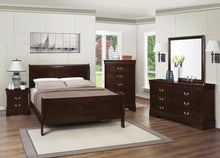 Load image into Gallery viewer, Louis Philippe Cappuccino Full Sleigh Bed
