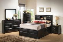 Load image into Gallery viewer, Briana Transitional Black Eastern King Bed
