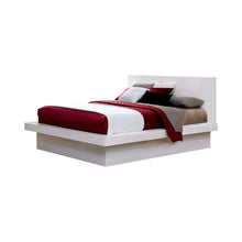 Load image into Gallery viewer, Jessica Contemporary White Eastern Kind Bed
