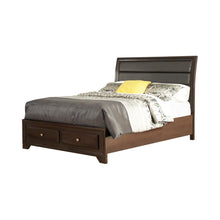 Load image into Gallery viewer, Jaxson Transitional Cappuccino Queen Bed
