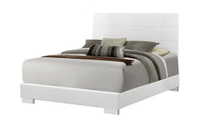 Load image into Gallery viewer, Felicity Contemporary Glossy White Eastern King Bed
