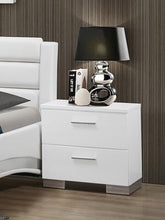 Load image into Gallery viewer, Felicity Contemporary Two-Drawer Nightstand
