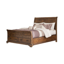 Load image into Gallery viewer, Elk Grove Rustic Vintage Bourbon Queen Bed
