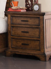 Load image into Gallery viewer, Elk Grove Rustic Three-Drawer Nightstand
