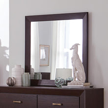 Load image into Gallery viewer, Fenbrook Dark Cocoa Rectangular Dresser Mirror
