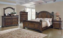 Load image into Gallery viewer, Satterfield Traditional Warm Bourbon California King Bed
