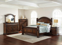 Load image into Gallery viewer, Satterfield Traditional Warm Bourbon Queen Bed
