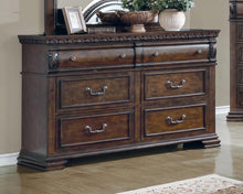 Load image into Gallery viewer, Satterfield Traditional Warm Bourbon Six-Drawer Dresser
