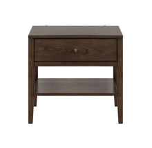 Load image into Gallery viewer, Lompoc Mid-Century Modern Cappuccino Nightstand
