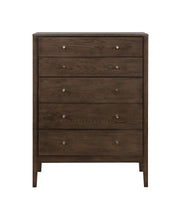 Load image into Gallery viewer, Lompoc Mid-Century Modern Cappuccino Chest
