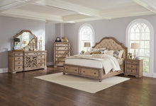 Load image into Gallery viewer, Ilana Traditional Antique Linen Eastern King Bed
