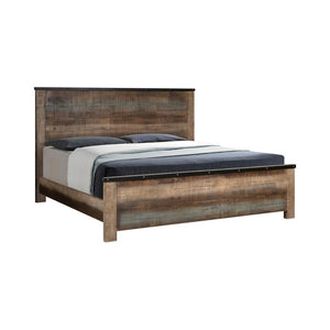 Sembene Bedroom Rustic Antique Multi-Color California King Bed