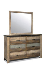 Load image into Gallery viewer, Sembene Antique, Multi-Colored Dresser

