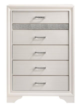 Load image into Gallery viewer, Miranda Modern Five-Drawer Chest With Hidden Jewelry Tray
