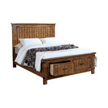 Load image into Gallery viewer, Brenner Rustic Honey Full Storage Bed
