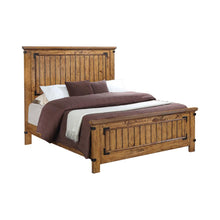 Load image into Gallery viewer, Brenner Rustic Honey Eastern King Bed
