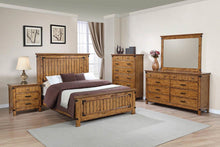 Load image into Gallery viewer, Brenner Rustic Honey California King Bed
