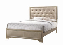 Load image into Gallery viewer, Beaumont Transitional Champagne Eastern King Bed
