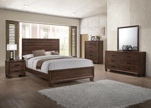Load image into Gallery viewer, Brandon Transitional Medium Brown Queen Bed

