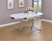Load image into Gallery viewer, Retro Collection White Dining Table
