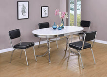 Load image into Gallery viewer, Retro Collection Chrome Dining Chair
