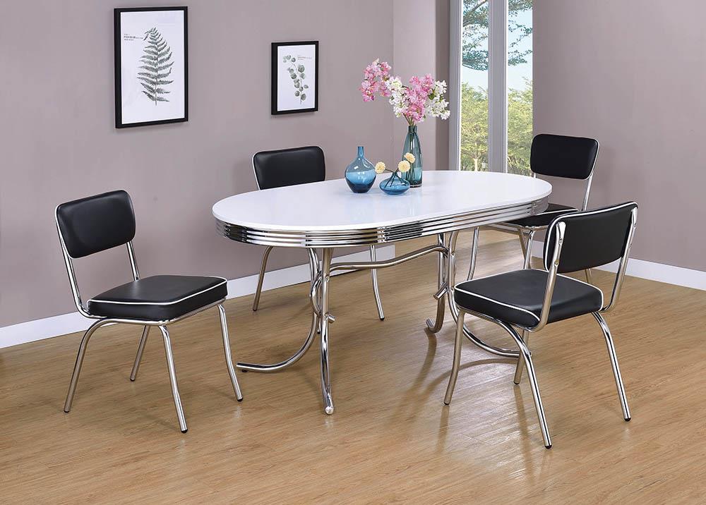 Retro Collection Chrome Dining Chair