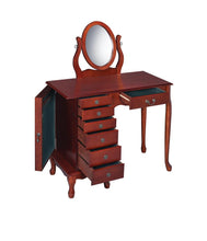 Load image into Gallery viewer, Transitional Brown Red Vanity Set
