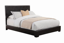 Load image into Gallery viewer, Conner Casual Black Upholstered Full Bed
