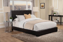 Load image into Gallery viewer, Conner Casual Black Upholstered Eastern King Bed
