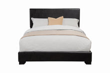 Load image into Gallery viewer, Conner Casual Black Upholstered Twin Bed
