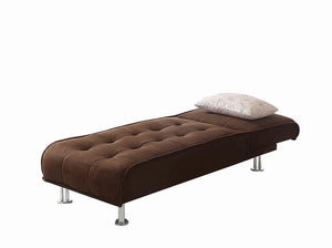 Ellwood Transitional Brown Chaise