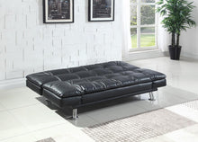 Load image into Gallery viewer, Dilleston Contemporary Black Sofa Bed
