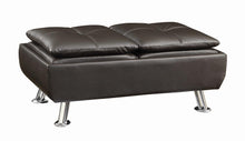 Load image into Gallery viewer, Dilleston Contemporary Brown Ottoman
