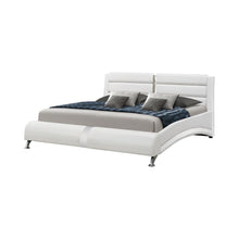 Load image into Gallery viewer, Felicity Contemporary White Upholstered California Bed
