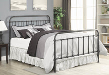 Load image into Gallery viewer, Livingston Transitional Dark Bronze Eastern King Bed
