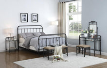 Load image into Gallery viewer, Livingston Transitional Dark Bronze California King Bed
