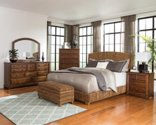 Load image into Gallery viewer, Laughton Rustic Brown  Eastern King Bed
